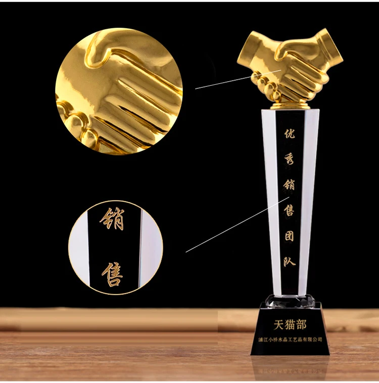 product wholesale hot selling professional factory thumb custom metal crystal trophy award-27