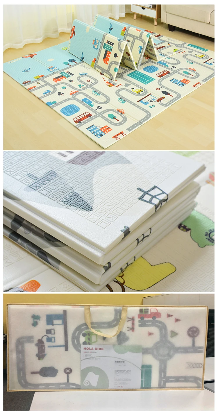 Wholesale Educational Kids Playing Mat Waterproof Folding Children