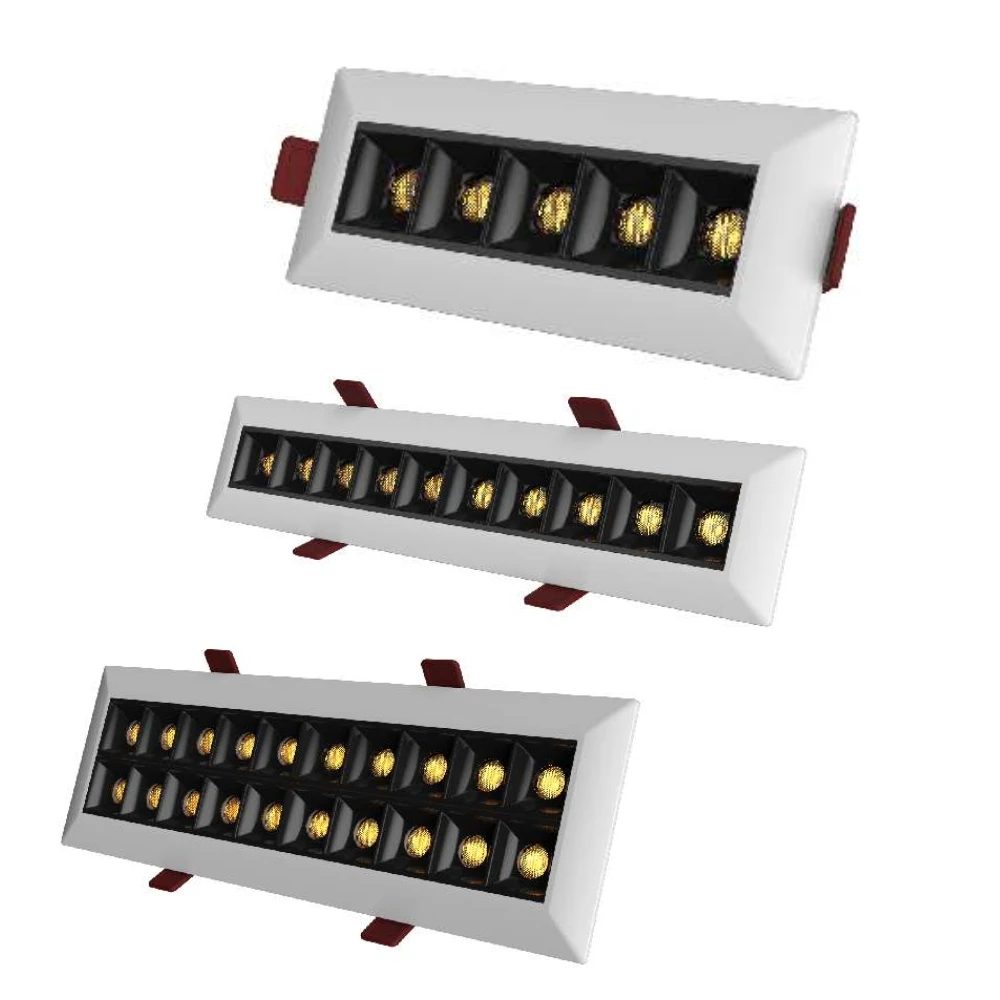 2700k ceiling downlights led 2700-6500k smd light 20watt square cob spot