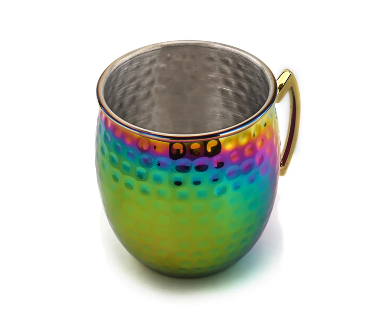Food grade custom metal bar water cups 5L wholesale big moscow copper mule mug copper drinking cup