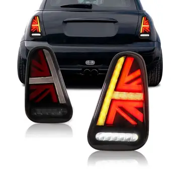 CNWAGNER Modify  E Mark Taillight Applicable for MINI Cooper R50 R52 R53 2001-2007 Taillight Smoke