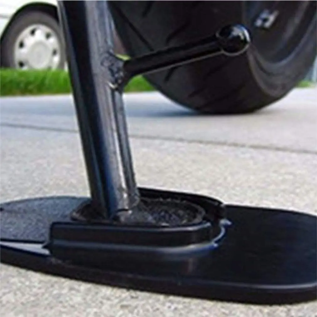 Custom Logo  Motorcycle Kickstand Pad Side Stand Support Plate Add Stability Kick Stand Coaster for Parking on Hot Pavement