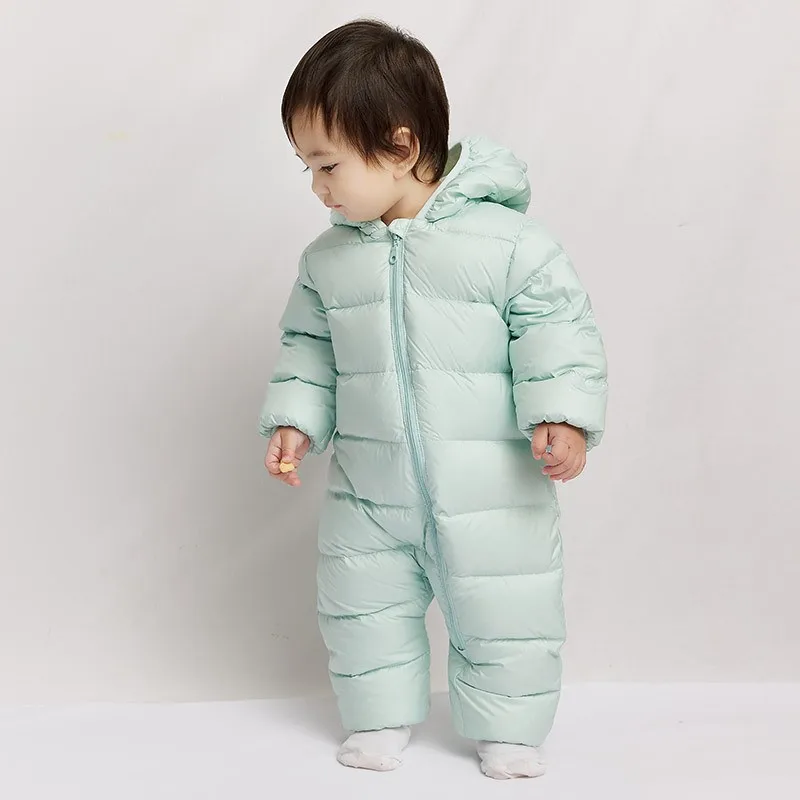 Onesie Baby Puffer Snowsuit Newborn Baby Onesie Cute Zipper