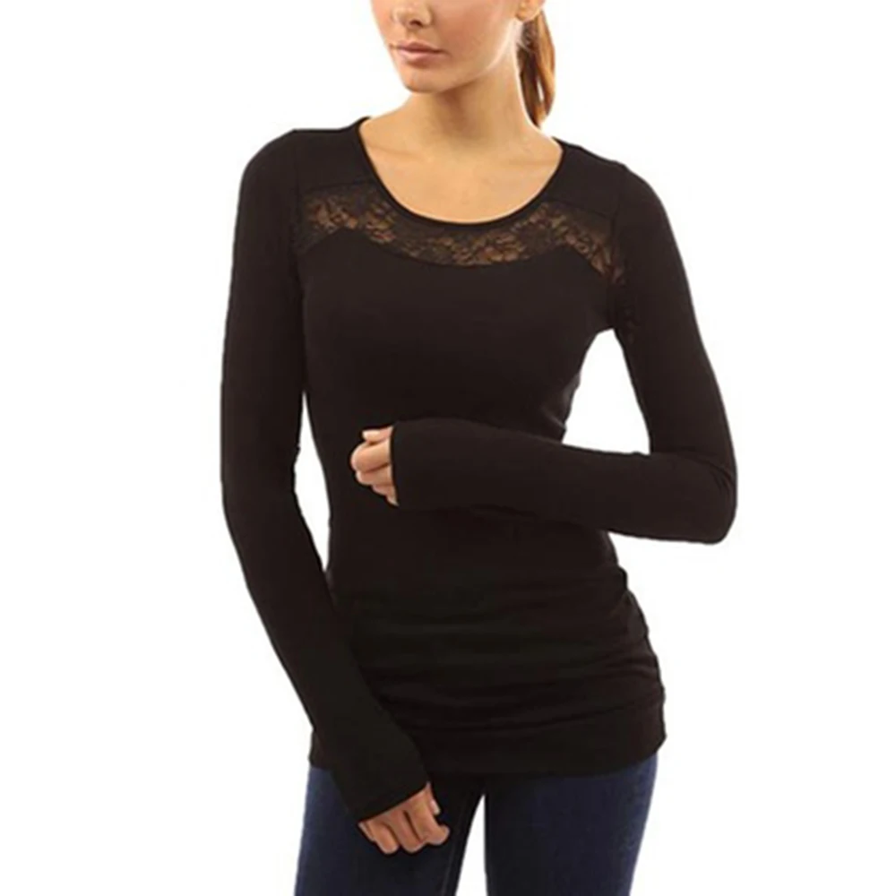 Long Sleeve Ladies Tops Shirts 