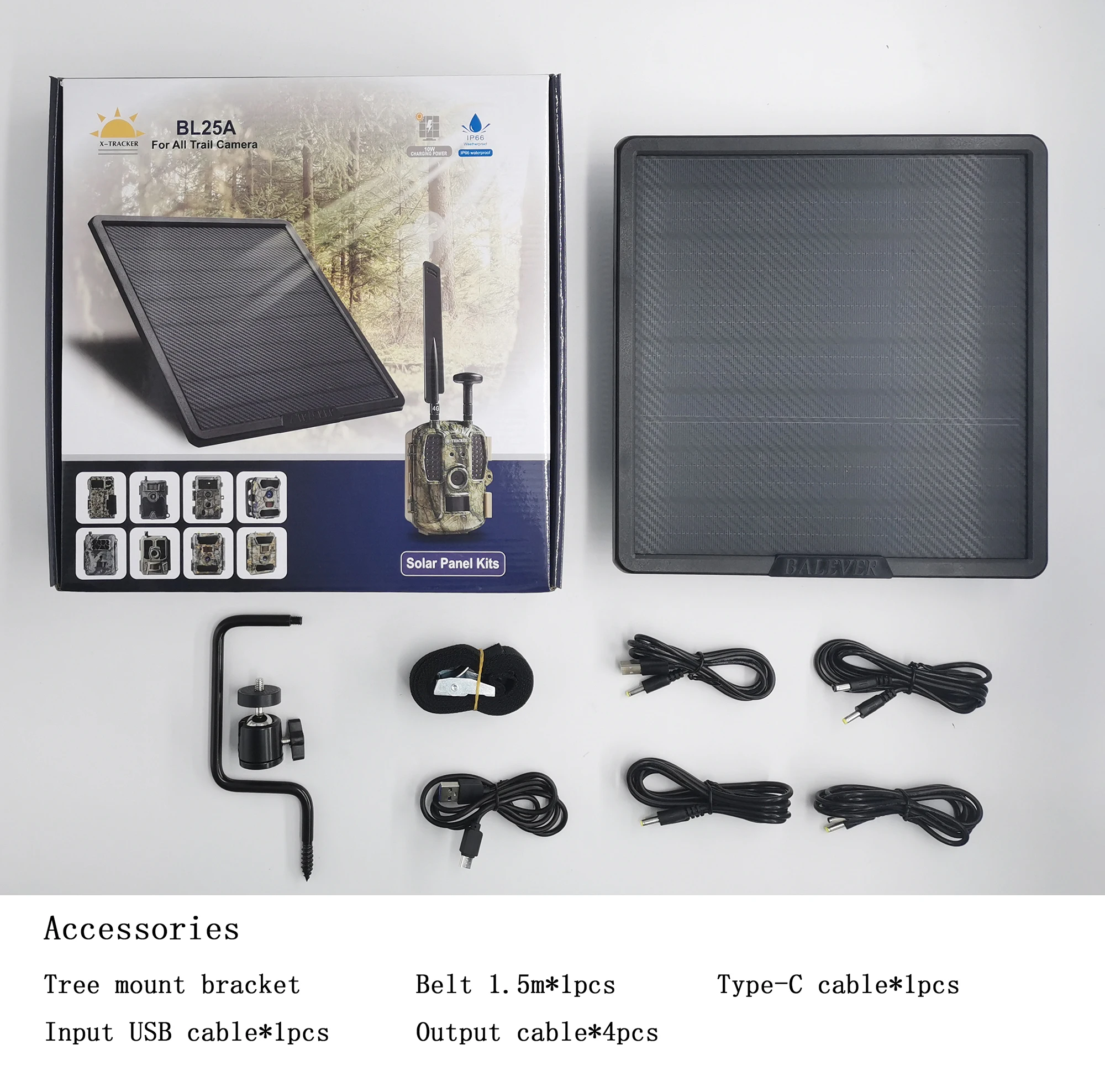25000mah Solar Panel Battery Charger for Outdoor Power