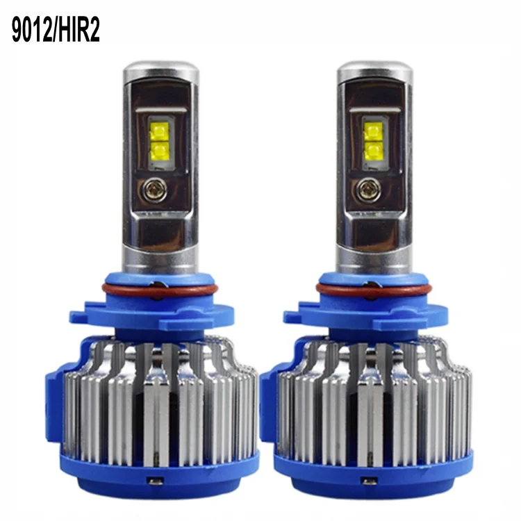 Car Lighting Turbo Led T1 S Headlight Bulb 80w 8000lm H4 9003 H13 9007