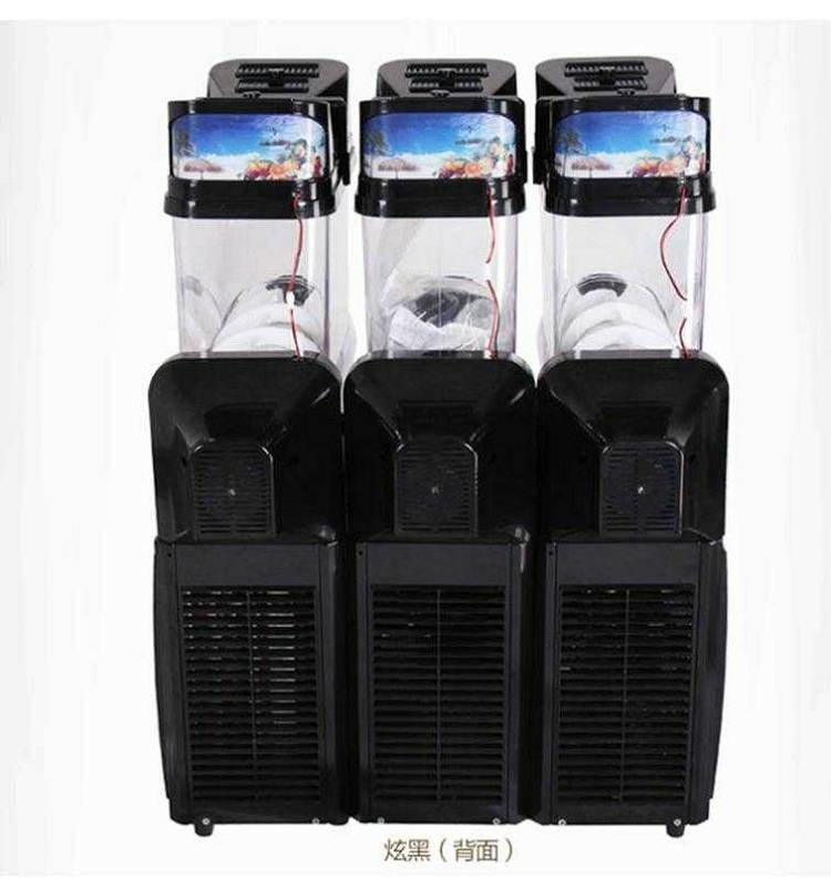 2025 Commercial 3 Tanks Ice Slush Machine for Sale Customized Smooth Milk Cold Drink Ice Slush Making Machine