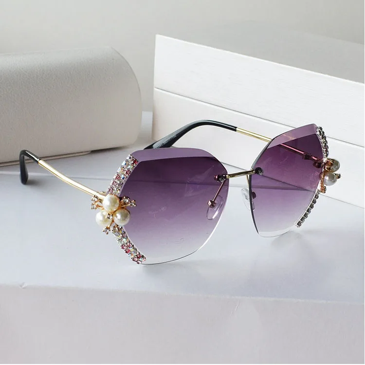 Linda Farrow - Occhiali da Sole Oversize 747 C5 - Cenere - Linda Farrow Eyewear