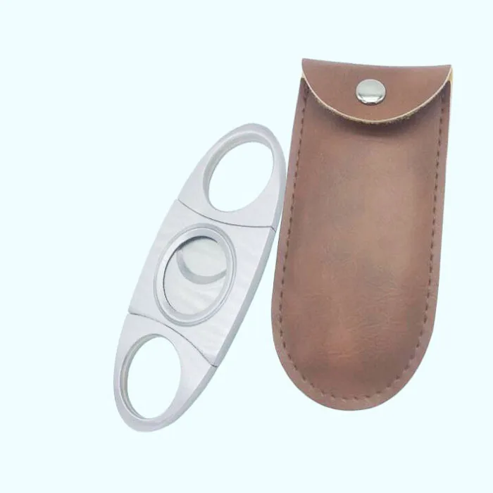 Кусачки для сигар из нержавеющей стали с двойным