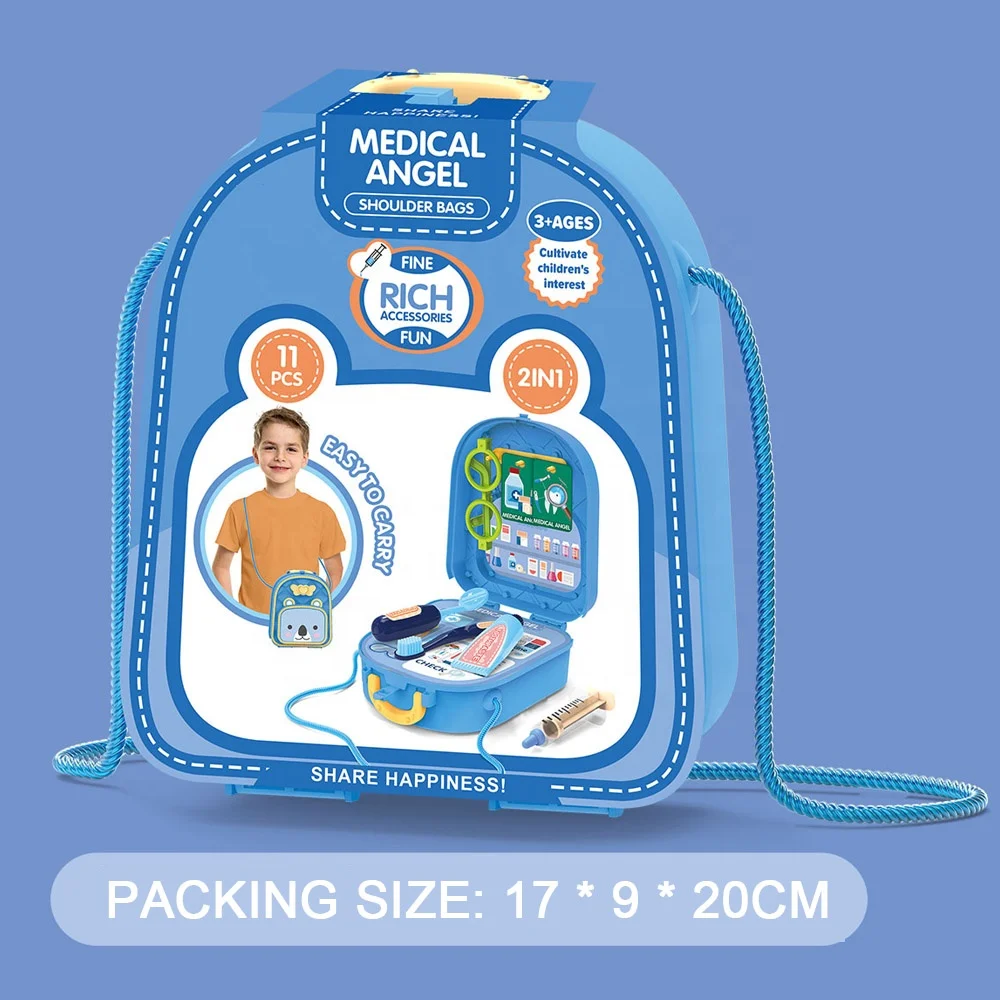 Оптовая продажа, докторская игрушка, игровой набор, Медицинский Рюкзак, имитация доктора, игровой домик, игрушки