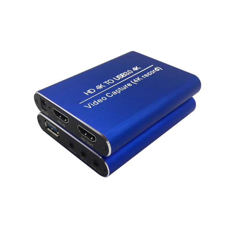 REC Trade USB 3.0 to 4K HDMI Video Audio Game Capture Card with