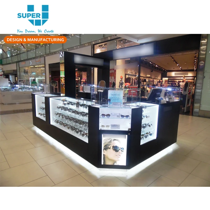 Retail Optical Kiosk Eyeglass Store Design Sunglass Mall Kiosks