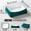 8316-6.5 Dark Green and White