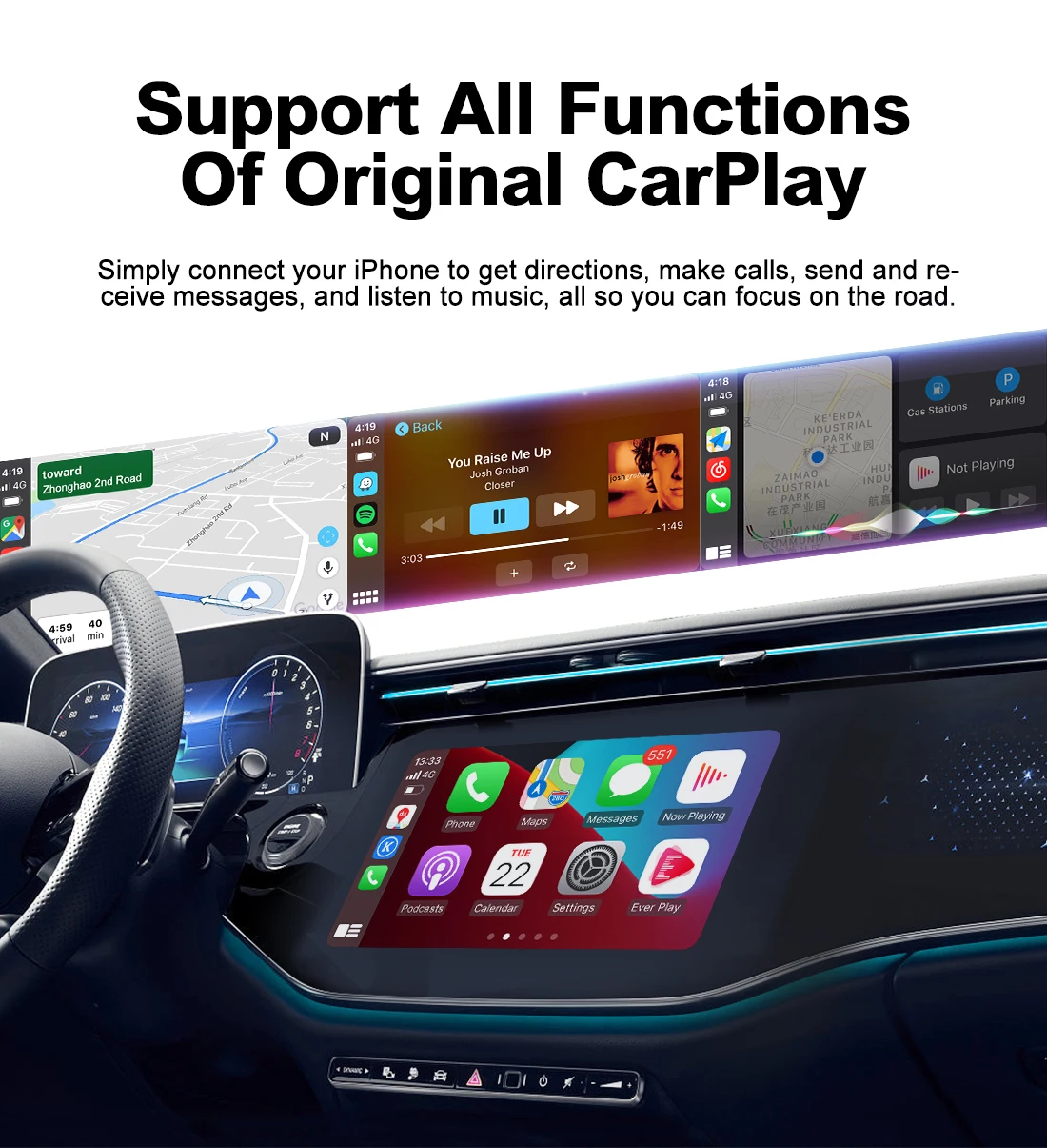 Magic Box Carplay Wireless Adapter Carplay Dongle Wireless For Apple