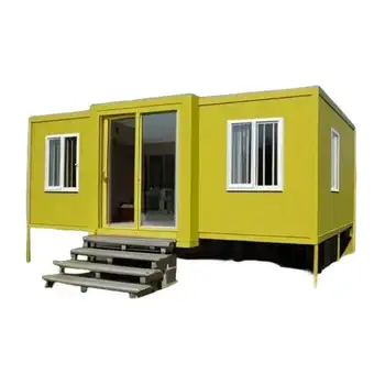 low price double wing modular expandable container house 30ft portable extension container house expandable container house