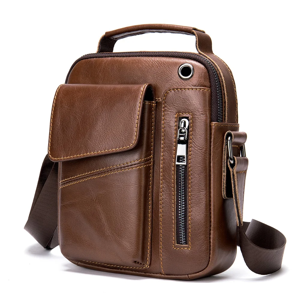 Westal Luxury Brand Vintage Men Shoulder Bags Top Handle Handbag ...