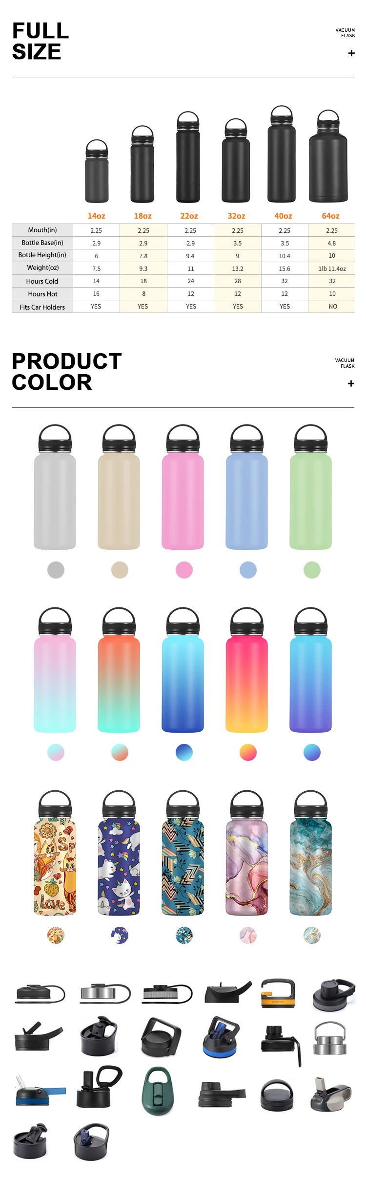 Wholesale Best Seller BPA Free Wide Mouth Double Wall Custom 304 ...