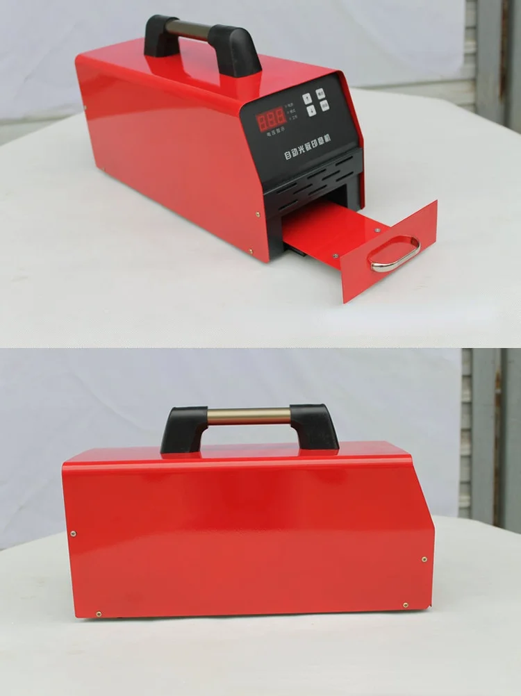 Hot Selling Flash Stamps Machine Fully Automatic Red Rubber Digital Photosensitive Seal Flash Stamp Making Machine