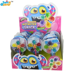 High Quality Colorful Windmill Fruity Flavor Hard Lollipop Candy