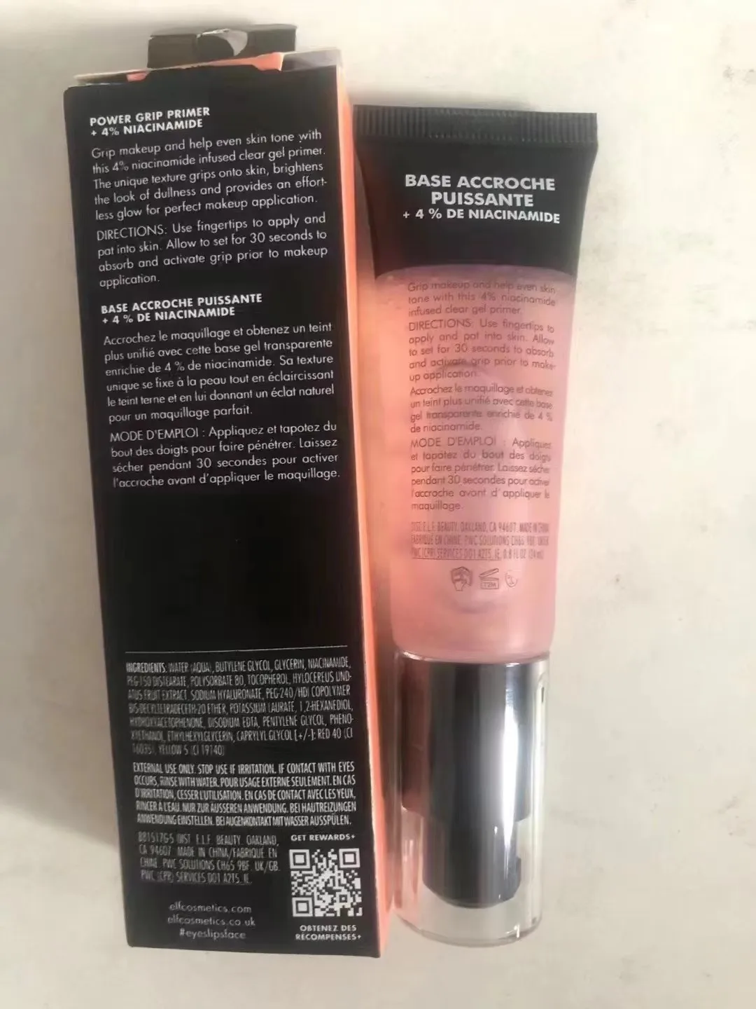Elff 24ml Power Grip Primer Gel-Based Face Primer for Smoothing Skin Gripping Makeup Face Primer