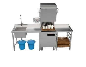 Commercial Kitchen Top Automatic Freestanding Dishwasher Portable Table for Hotel & Household Electric Power Source