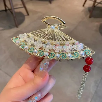 Grande Pinza per Capelli a Forma di Squalo 13 cm in Acrilico Opaco o Trasparente Accessorio Moda per Donne e Ragazze Clip a Artiglio Resistente per Capelli Lunghi e Spessi  200000297