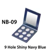 NB-09, 9 Hole Shiny Navy Blue