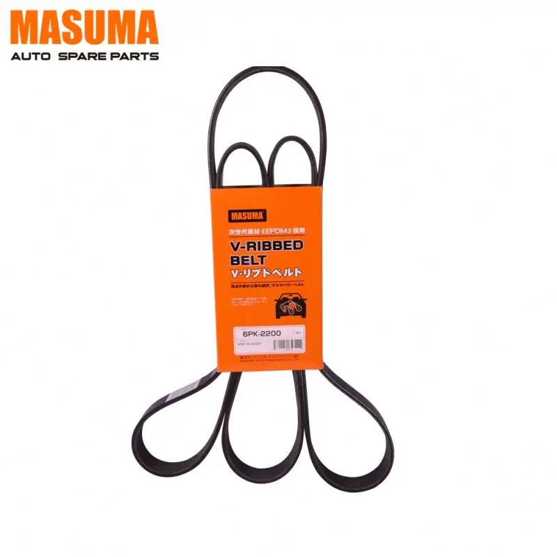 MASUMA V-Belt 6PK-2200 for MITSUBISHI DURATEC-HE. LIFTBACK