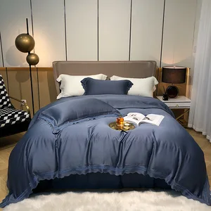 Wholesale Natural Silk Soft Smooth Queen  King Bed Sheets 100% Bamboo Fiber Comforter Bamboo Sheets