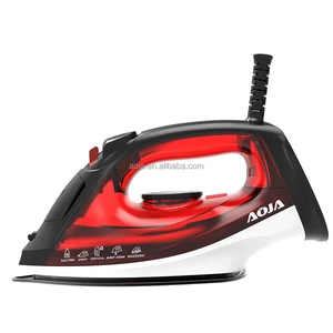 Aoja 2200W Fast-Heating Steam Iron | 200ML Ceramic Plate Auto-Clean Dry Ironing Spray Feature