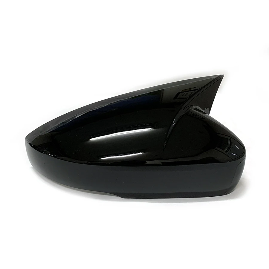 product abs auto reversing mirror cover cow horn rearview mirror cover for volkswagen vw polo 2014   2018 2015 2016 2017 car spoiler-6