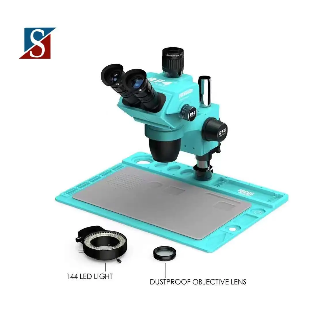 RF4 RF-6565PROD2 sürekli Zoom trinoküler mikroskop geniş açılı