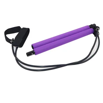 Jointop Pilates Bar Kit with Resistance Band for Portable Home Gym Workout, Yoga Pilates Stick Muscle Exercise Equipment