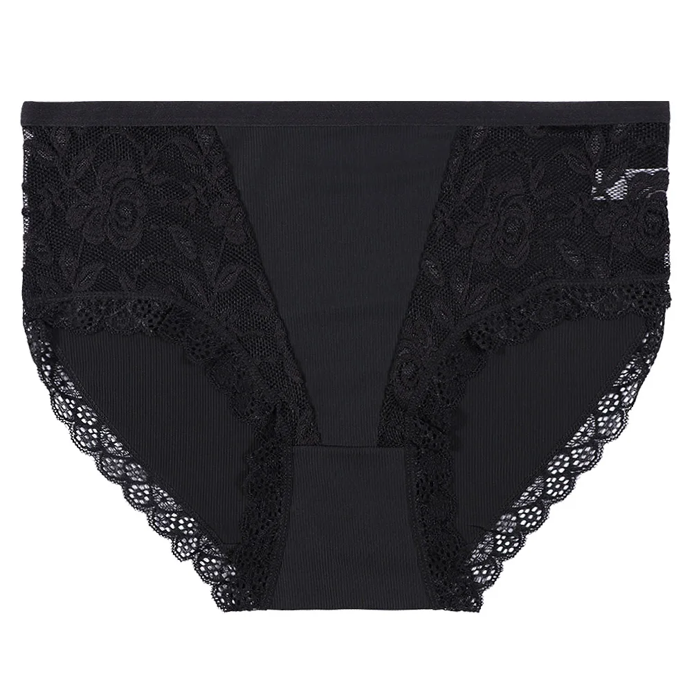 Uokin Plus Size Ladies Knickers Cotton Full Briefs High Waist Female