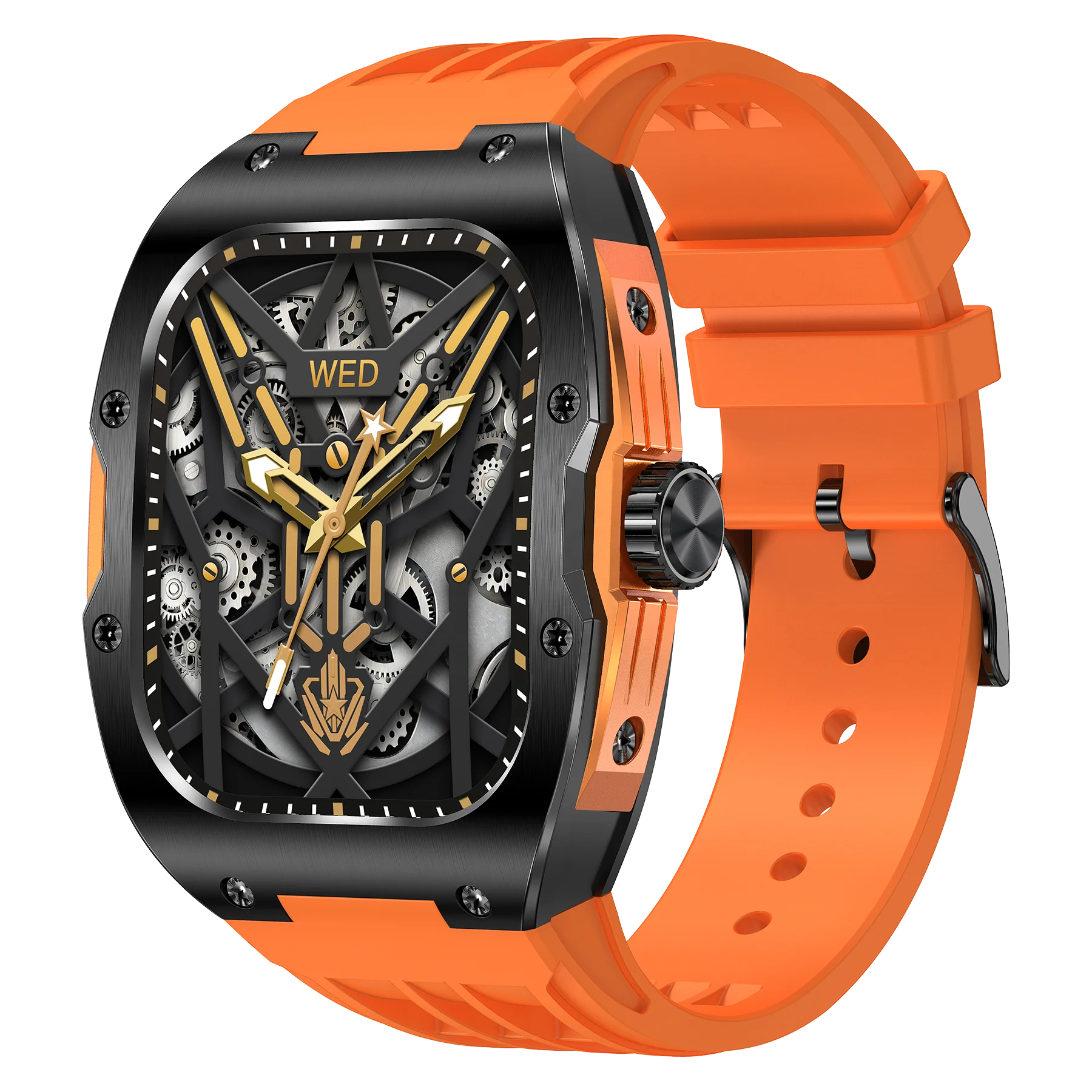 2024 AK69 Smart Watch BT Call 1.95 AMOLED Screen Heart Rate Blood Oxygen Monitoring Outdoor Multi-Sports Smartwatch