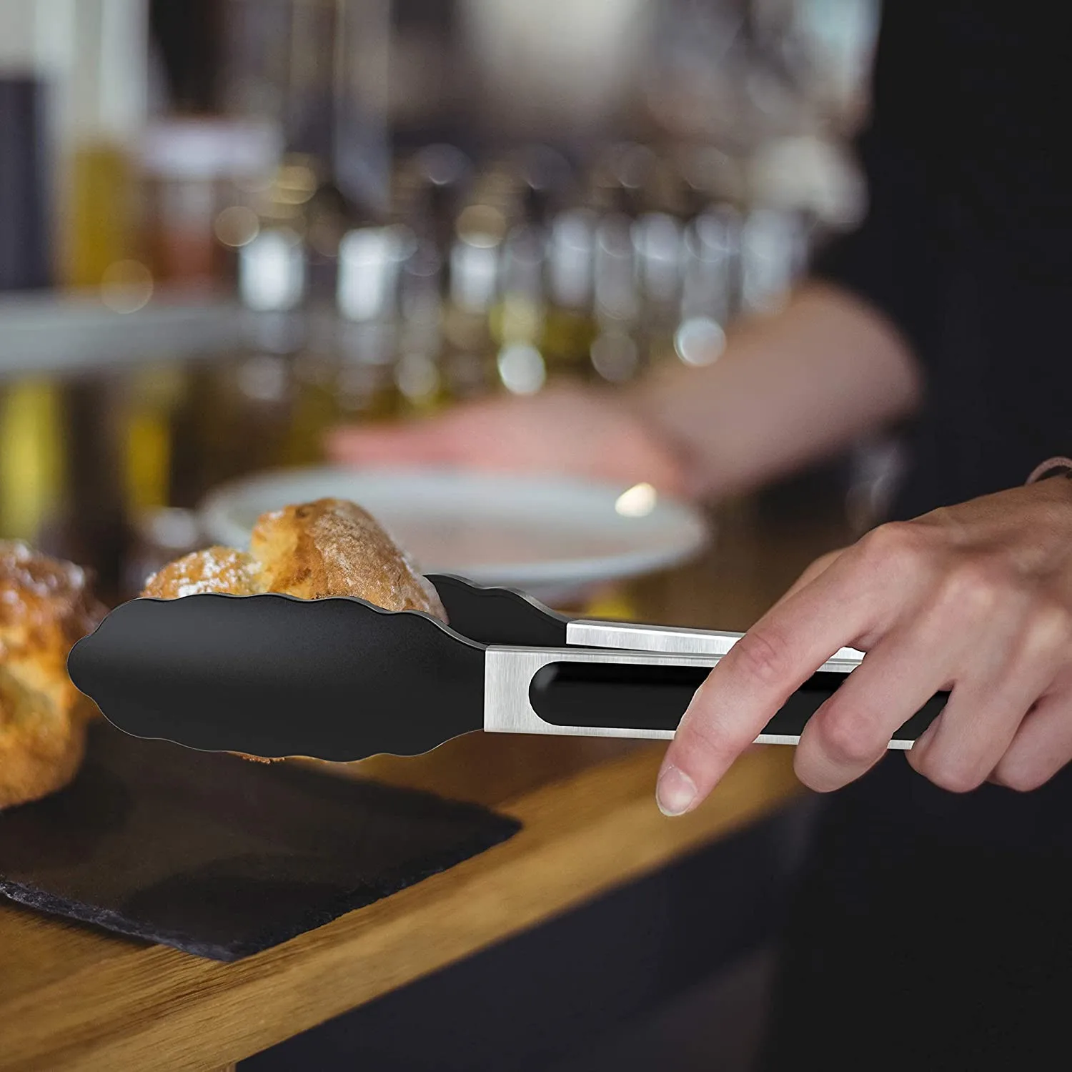 4 Pack Silicone Cooking Kitchen Tongs for Cooking With Silicone Tips Non-Stick BBQ Grilling Cooking Tongs/Food Tong manufacture