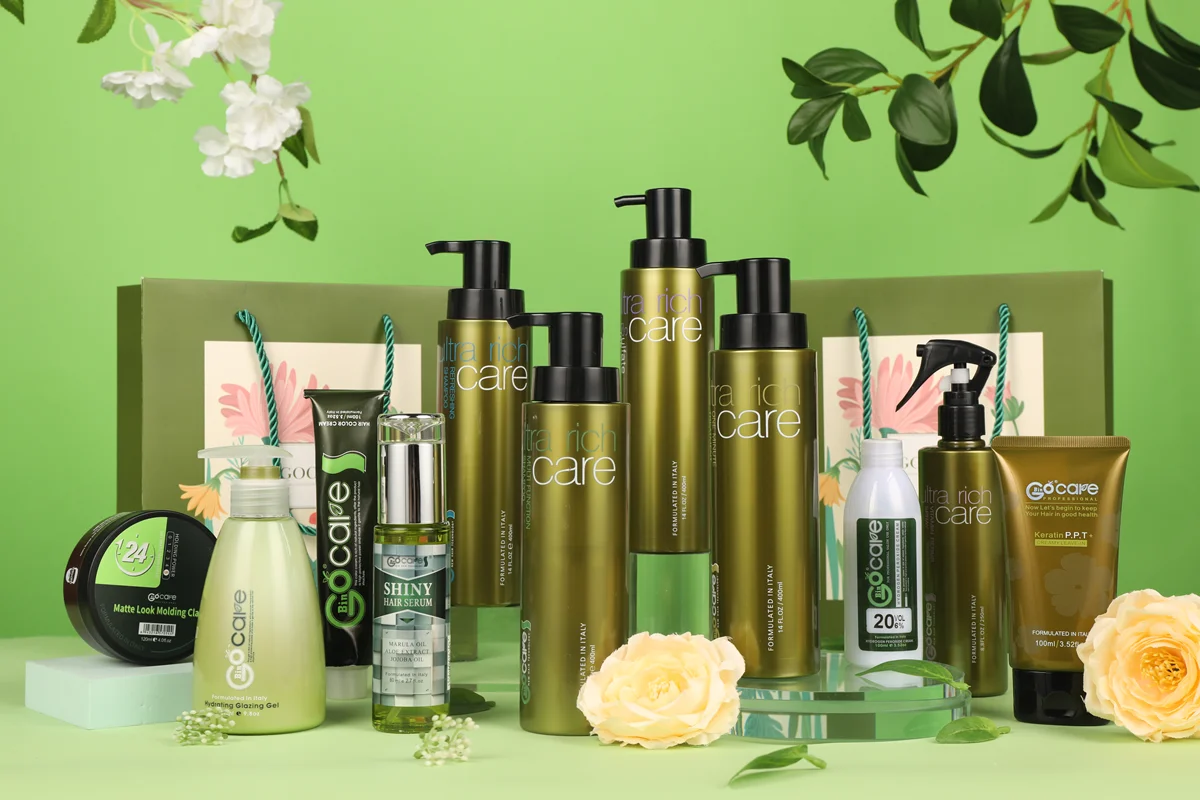 Оптовая продажа, сверхбезопасный Восстанавливающий витаминный спрей для волос GOCARE с аргановым маслом и защитой от тепла