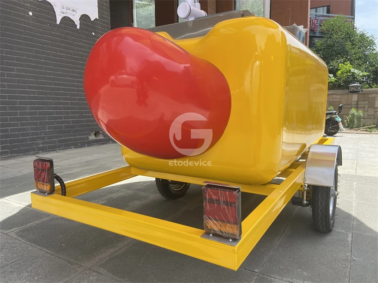 2024 Beautiful Design Most Popular Mobile Vending Snack Food Hot Dog Cart