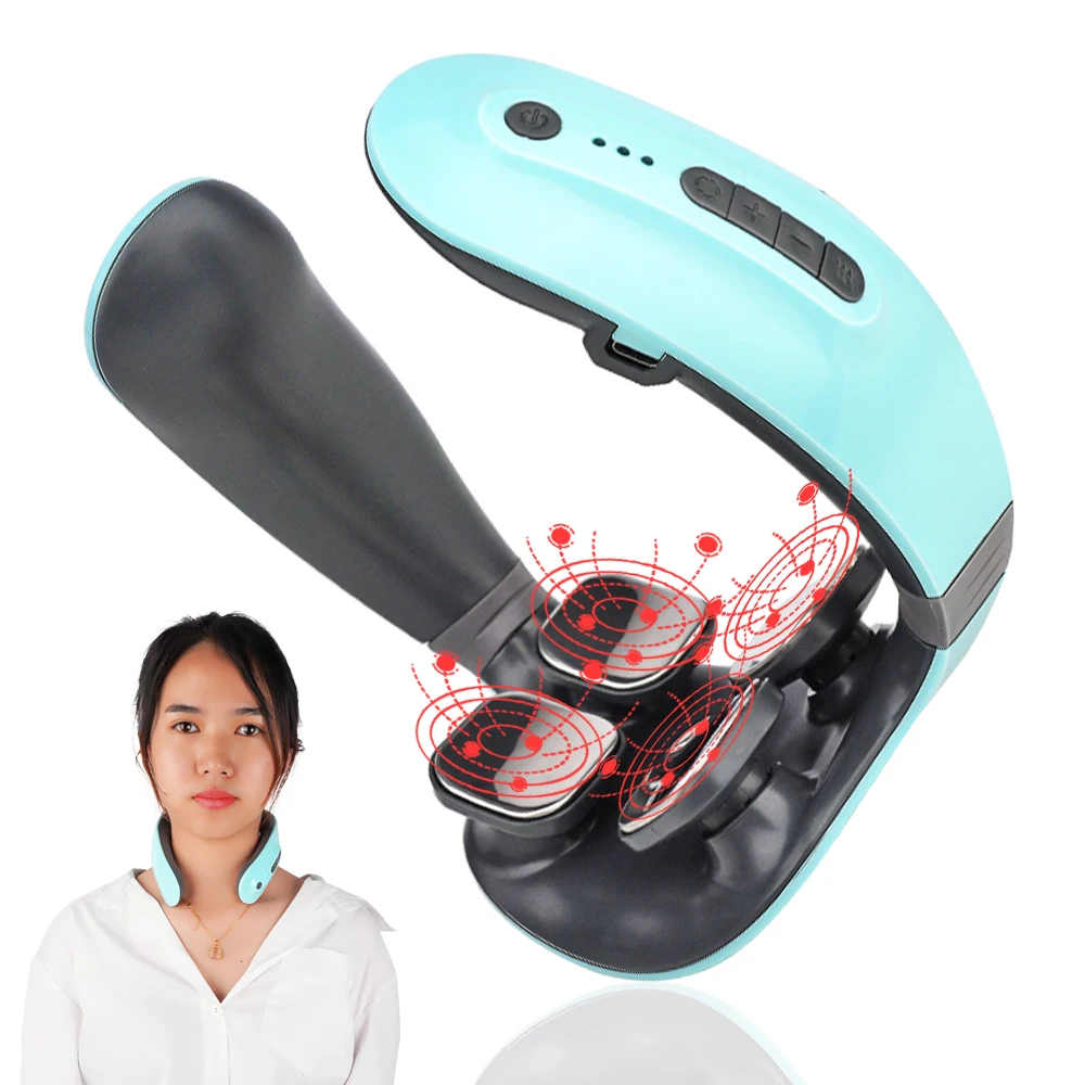 TNES Low Frequency Pulse Massage Tools Neck Massager with Heat