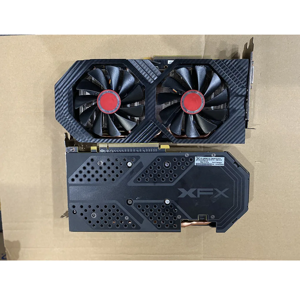 高品質中古XFX RX580 8GB GPU グラフィックカード ビデオカード RX 580