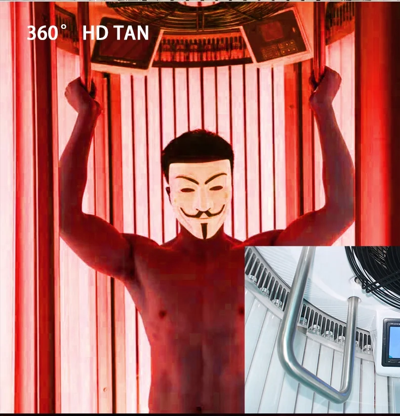 Cosmedico Rubino Collarium Solarium F10r Whole Body Vertical Tanning