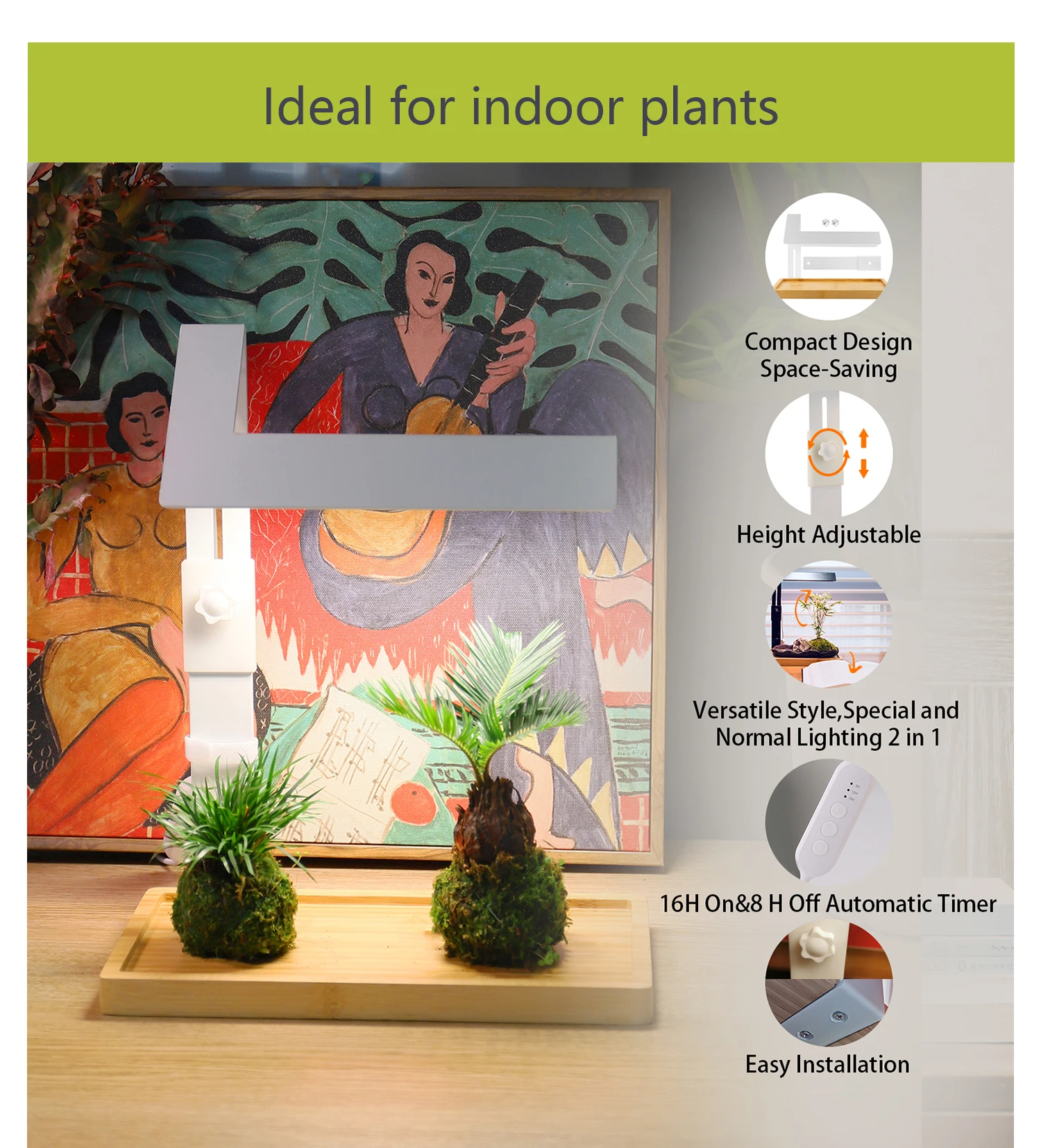 Mini Nature Led Garden Kit Bonsai Indoor Herb Garden Starter Kit Led