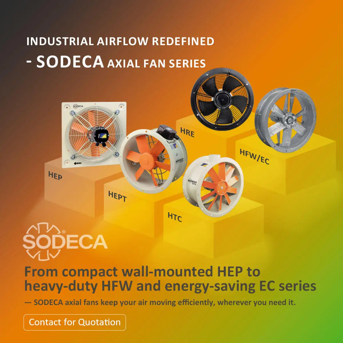 Explosive Atmospheres Atex Fan, HDF, Axial, 2G - detail 2