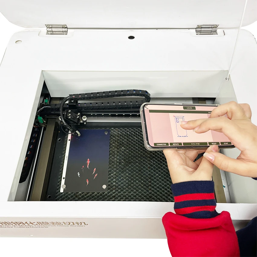 Tempered Glass Mobile Screen Protector Cutting Making Machine for Any Mobile Phone