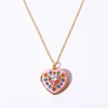 Pink Heart with Box Chain