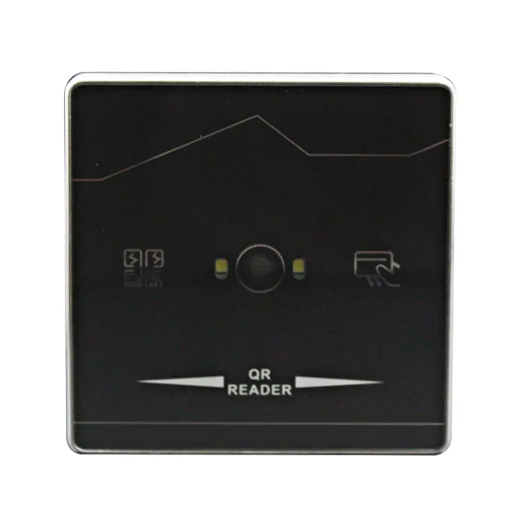 Waterproof Visitor Wiegand QR Code Reader RS232 RS485 RFID NFC Smart QR Code Scanner Outdoor Access Control System