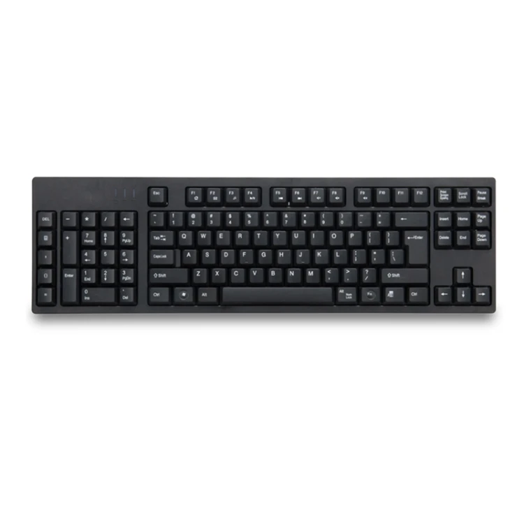 Factory Direct Wired USB Left Hand Keyboard With Dual USB HUB Function Wired Keyboard