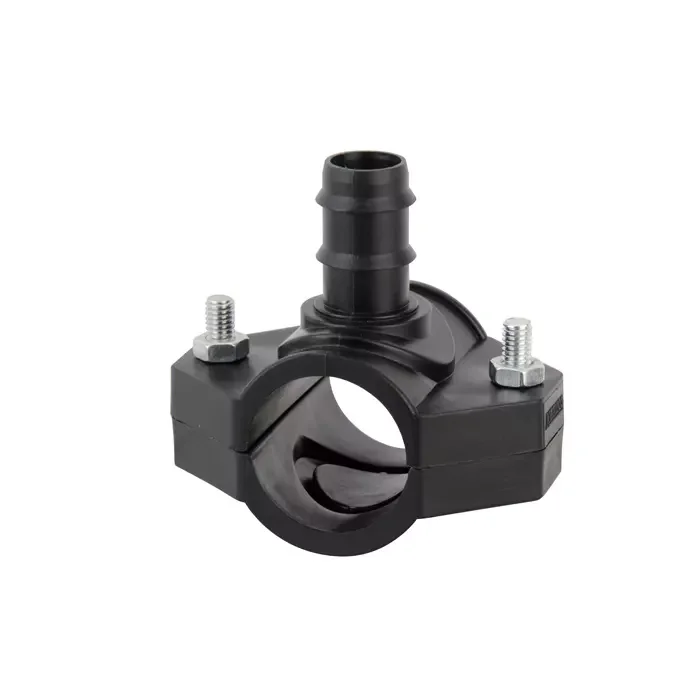 Factory Price Grey UPVC Pipe Sleeve Rubber  PP Saddle Clamp
