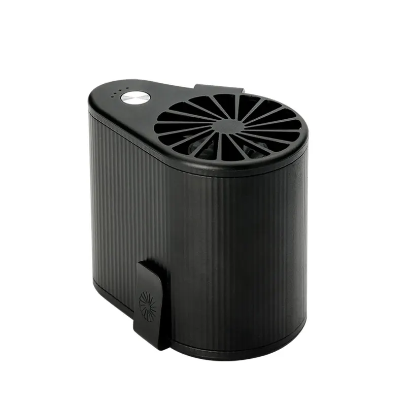 1200mAh Battery Waist Clip Mini Fan USB Rechargeable Electric Air Cooling Neck Fans Portable Handheld Hanging Fan with Clip