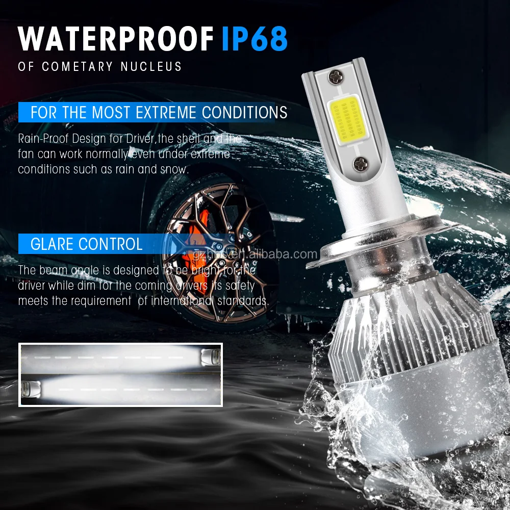 C6 H11 H4 H7 Headlight 36w Auto Led Light for Cars